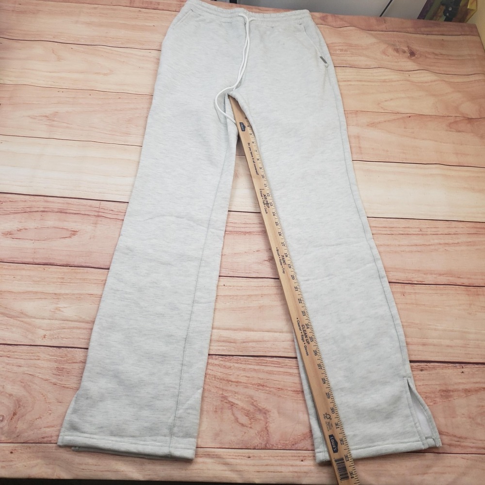 SUMWON Sweatpants‎ Womens Medium Gray Straight Leg Drawstring Pockets Athletic